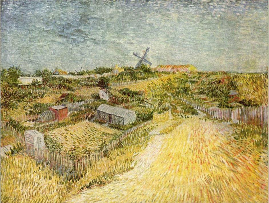 Vincent van Gogh Vegetable Gardens in Montmartre